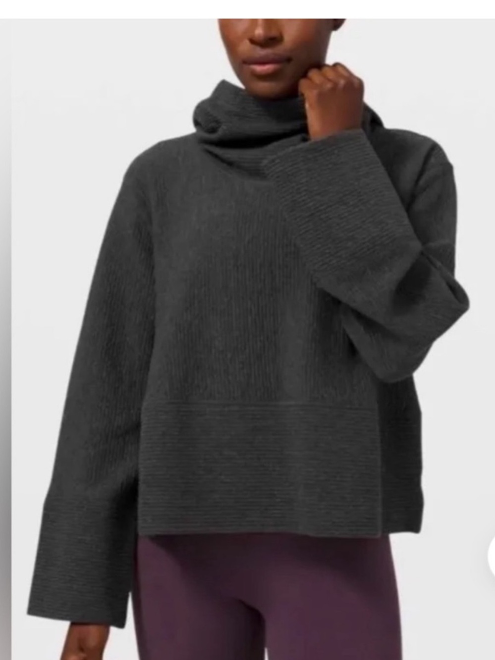 Lululemon funnel neck hooded pullover